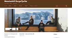 Desktop Screenshot of menntaborg.is